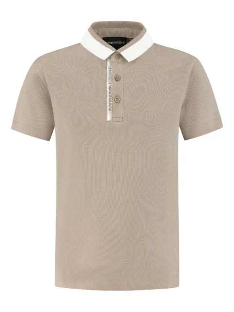 Emporio Armani Kids Camisa polo com logo