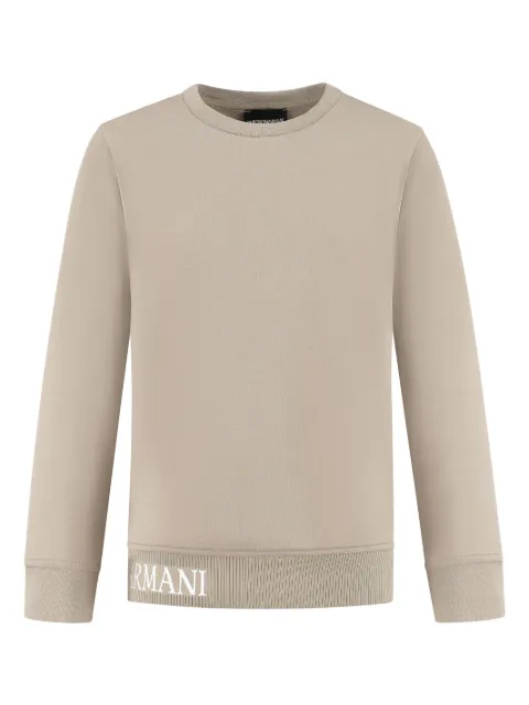 Emporio Armani Kids logo-intarsia sweatshirt