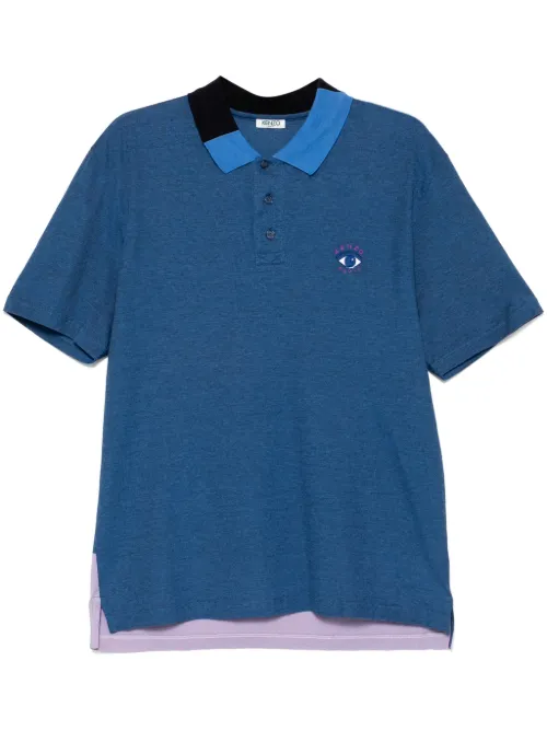 Kenzo polo à broderies - Bleu - Kenzo - Modalova