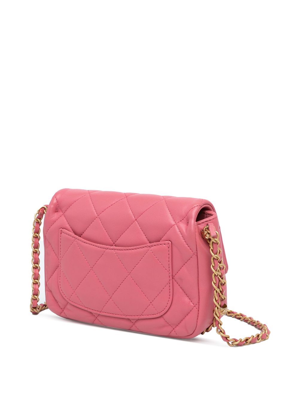 Affordable HOT SALE CHANEL 2021-2023 Small Quilted Lambskin Dynasty Flap crossbody bag Women