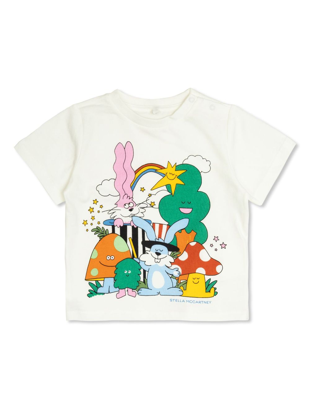 Stella McCartney Kids graphic-print T-shirt - White