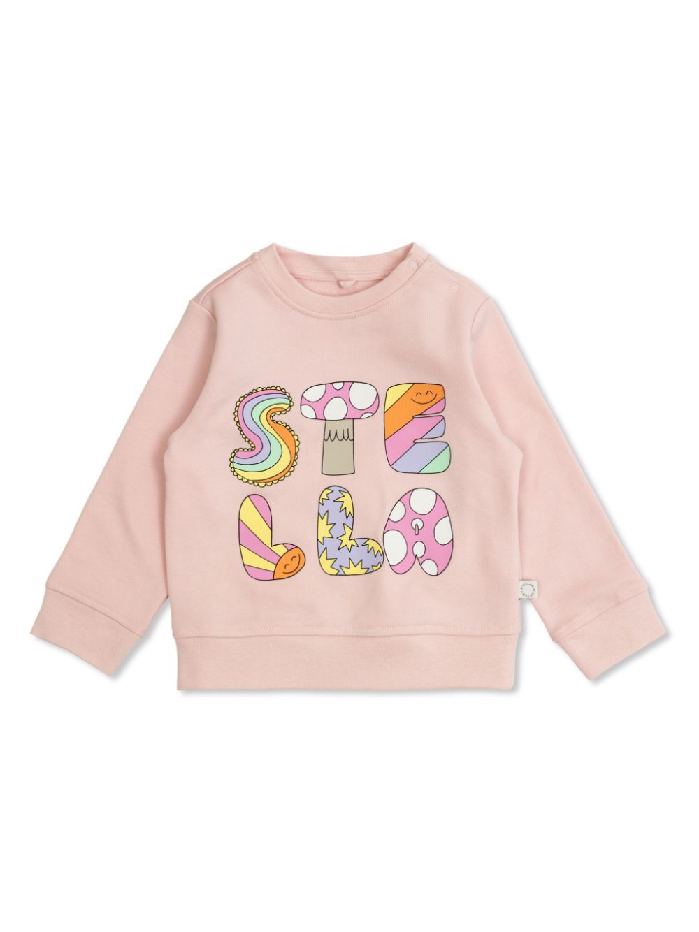 Stella McCartney Kids Sweater met logoprint Roze