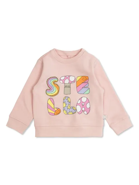 Stella McCartney Kids logo-print sweatshirt