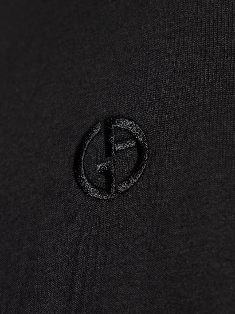 GIORGIO ARMANI LOGO-EMBROIDERED T-SHIRT 