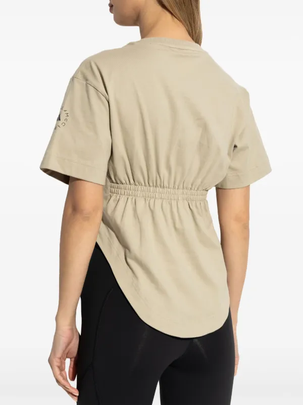 Adidas By Stella McCartney Playera Con Logo Estampado Neutro
