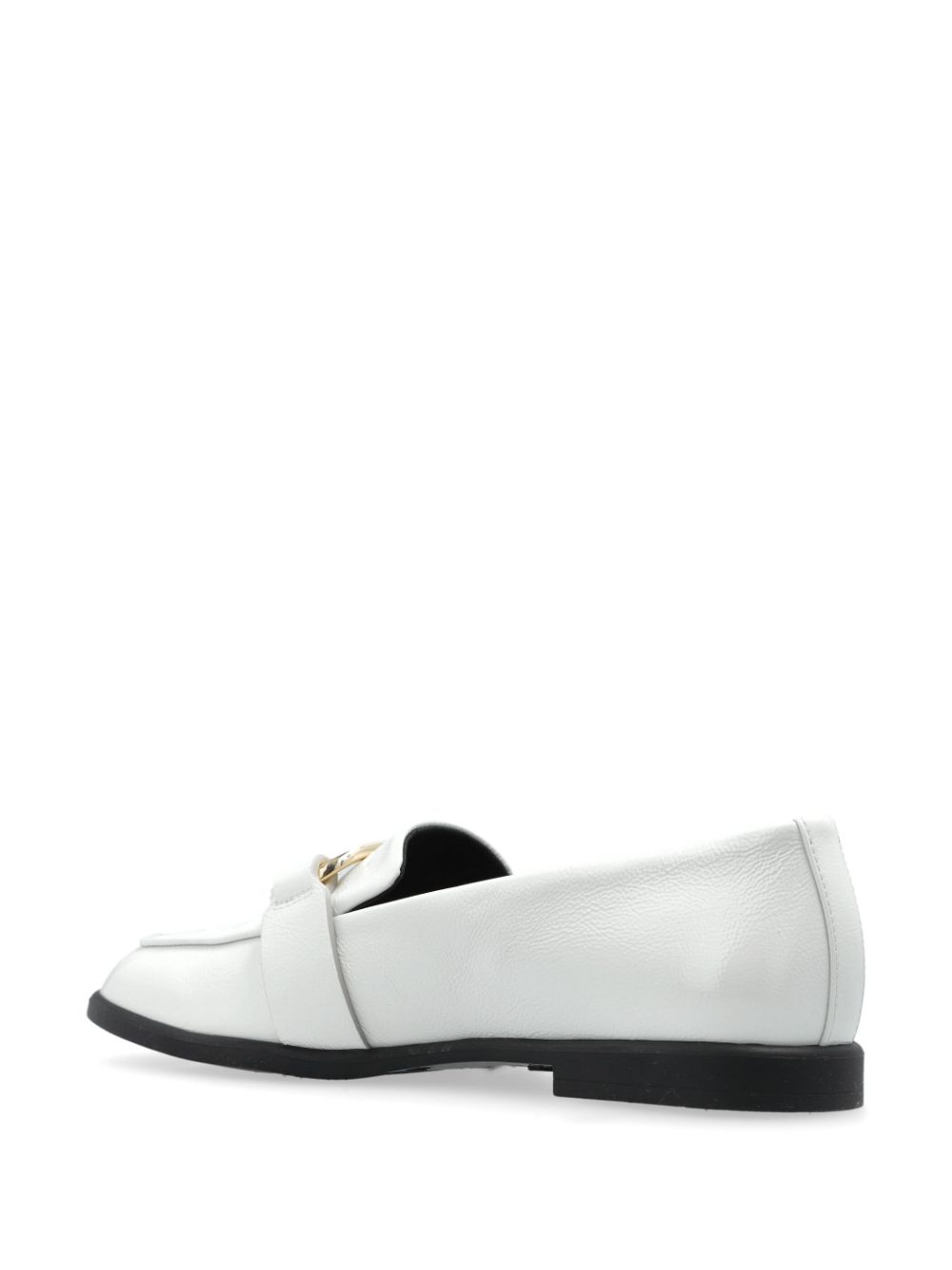 Furla Loafers met logoplakkaat Wit