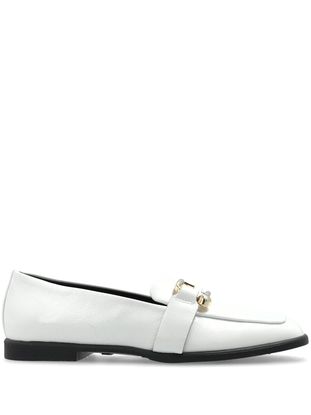 Furla Loafers met logoplakkaat Wit