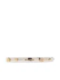 Coach logo-lettering bangle bracelet - Silver