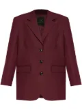 ANINE BING shoulder pad blazer - Red