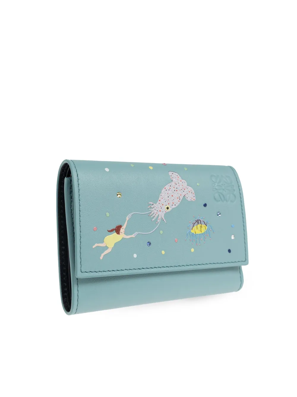 Loewe Squid Wallet In Blue