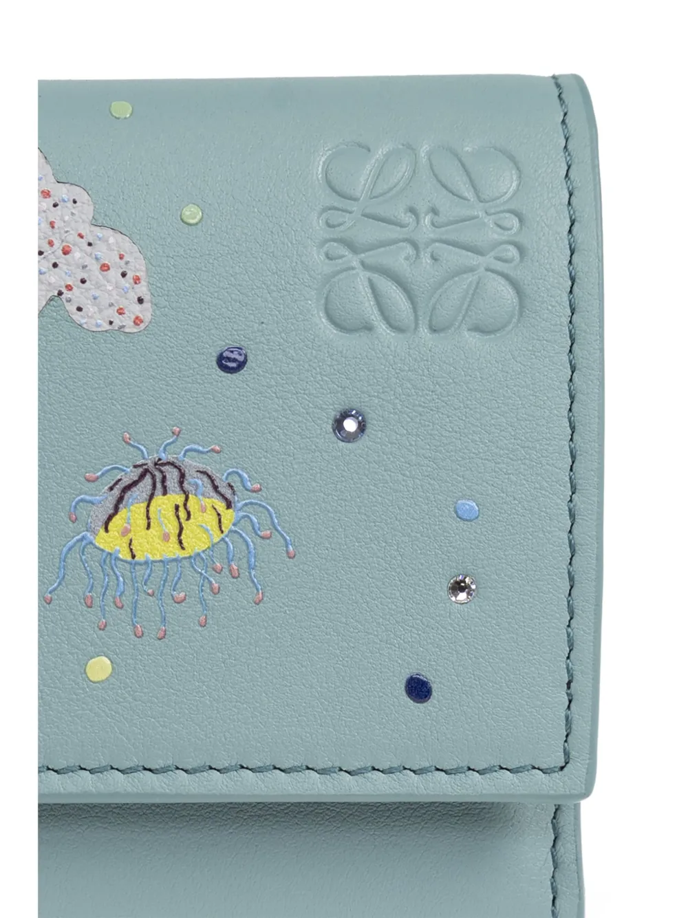 Loewe Squid Wallet In Blue