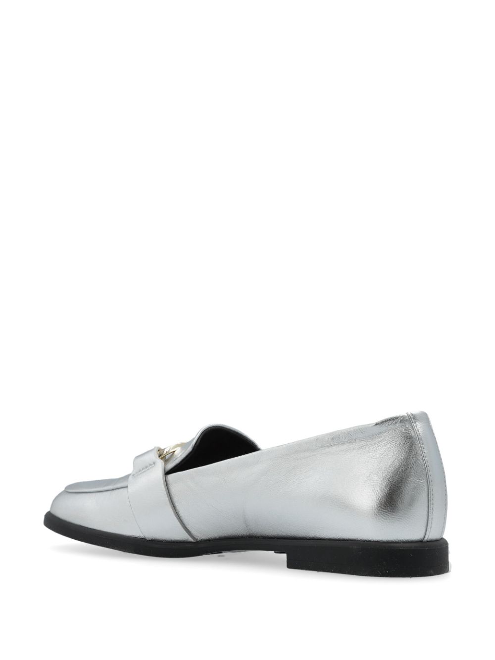 Furla Loafers met logoplakkaat Grijs