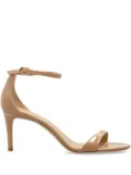 Stuart Weitzman 75mm leather sandals - Brown