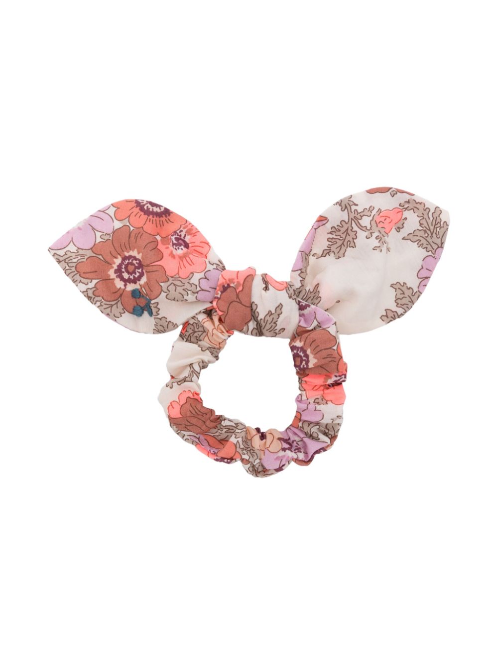 Bonpoint floral-print hair tie - White