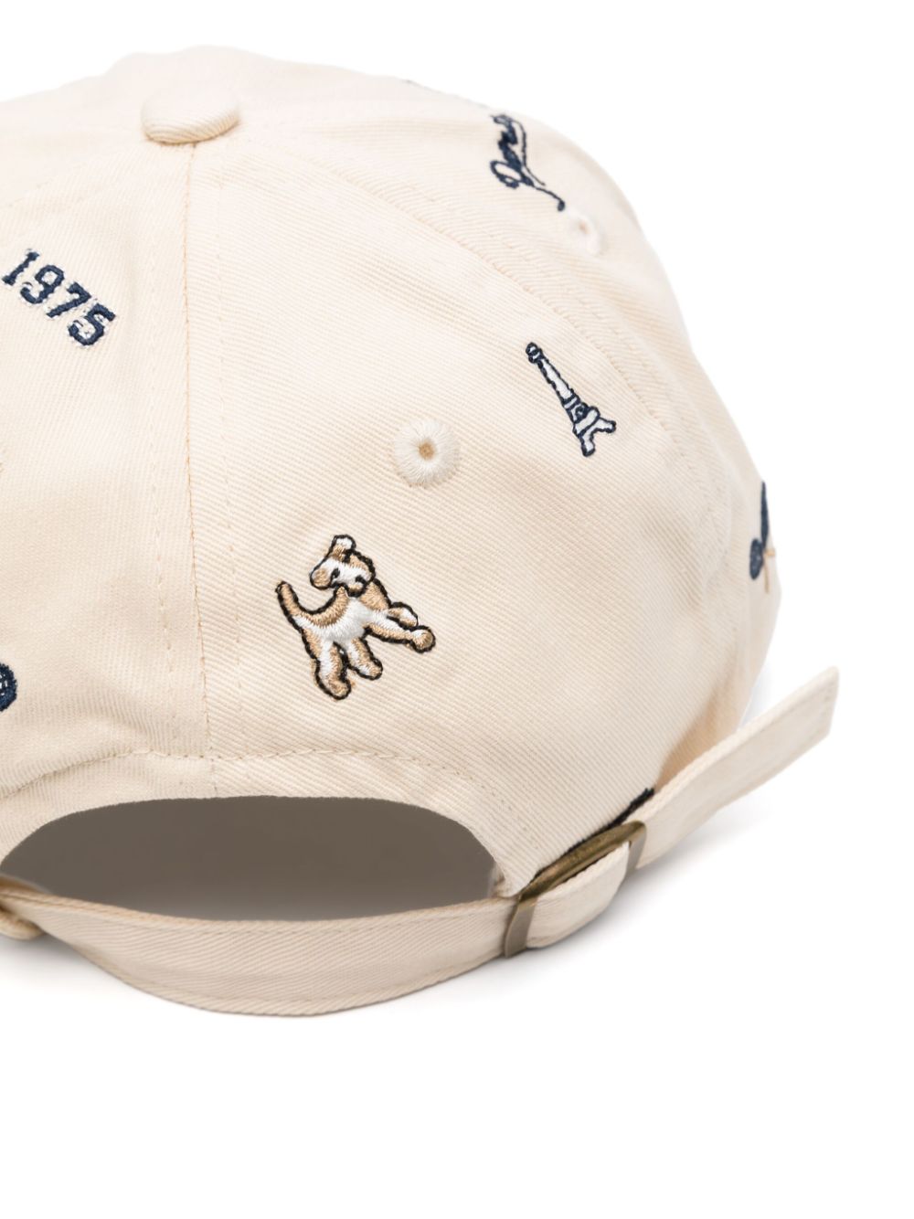 Bonpoint embroidered baseball cap - Neutrals