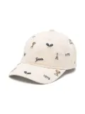 Bonpoint embroidered baseball cap - Neutrals