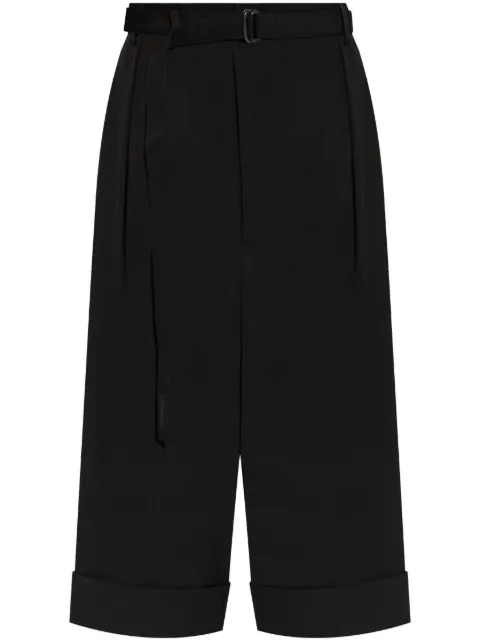 Yohji Yamamoto gabardine R-backside wide trousers