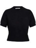 Alexander Wang logo-embroidered T-shirt - Black