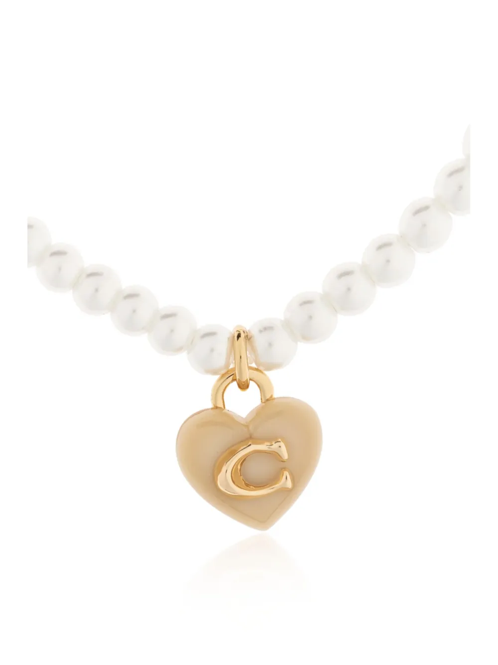 COACH HEART-CHARM BRACELET