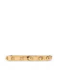 Coach logo-plaque bangle bracelet - Gold