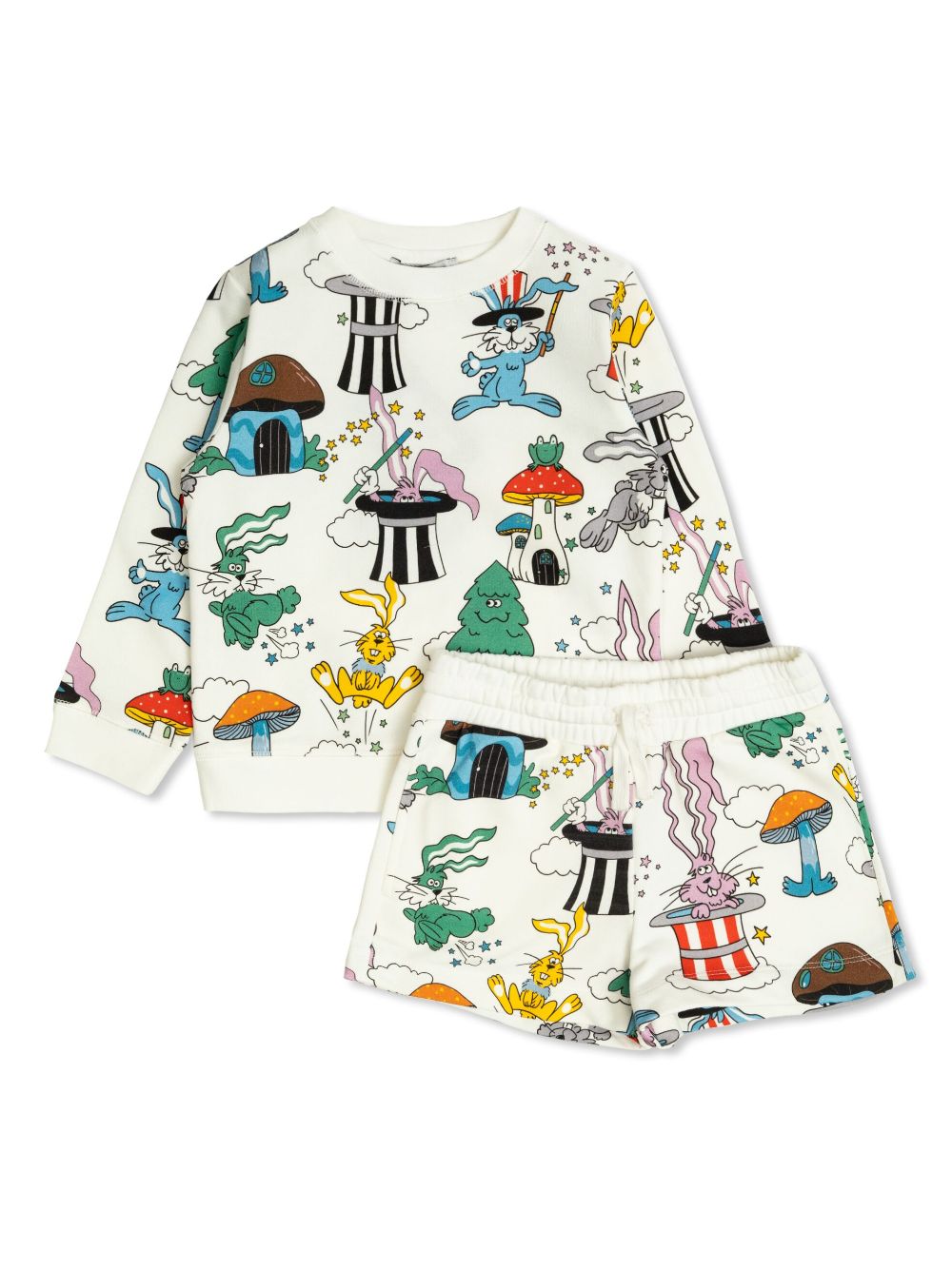 Stella McCartney Kids cartoon-motif sweatshirt - White