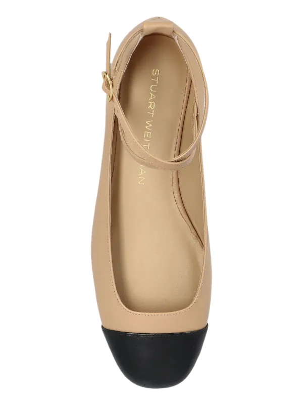 STUART WEITZMAN コルティ エンヘリッシュ ハレエ フラット Stuart Weitzman Eden Ballerina Shoes | Neutrals | FARFETCH