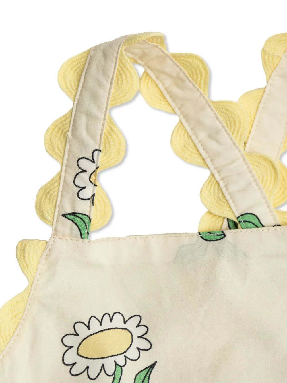 Stella McCartney Kids Jurk met madeliefjesprint Beige