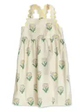 Stella McCartney Kids daisy-print dress - Neutrals