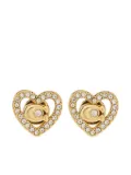 Coach crystal-embellished earrings - Gold