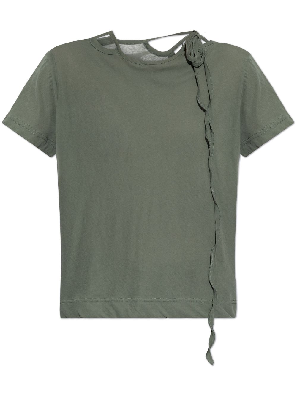 Yohji Yamamoto Katoenen T-shirt Groen