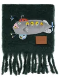 LOEWE Submarine scarf - Green