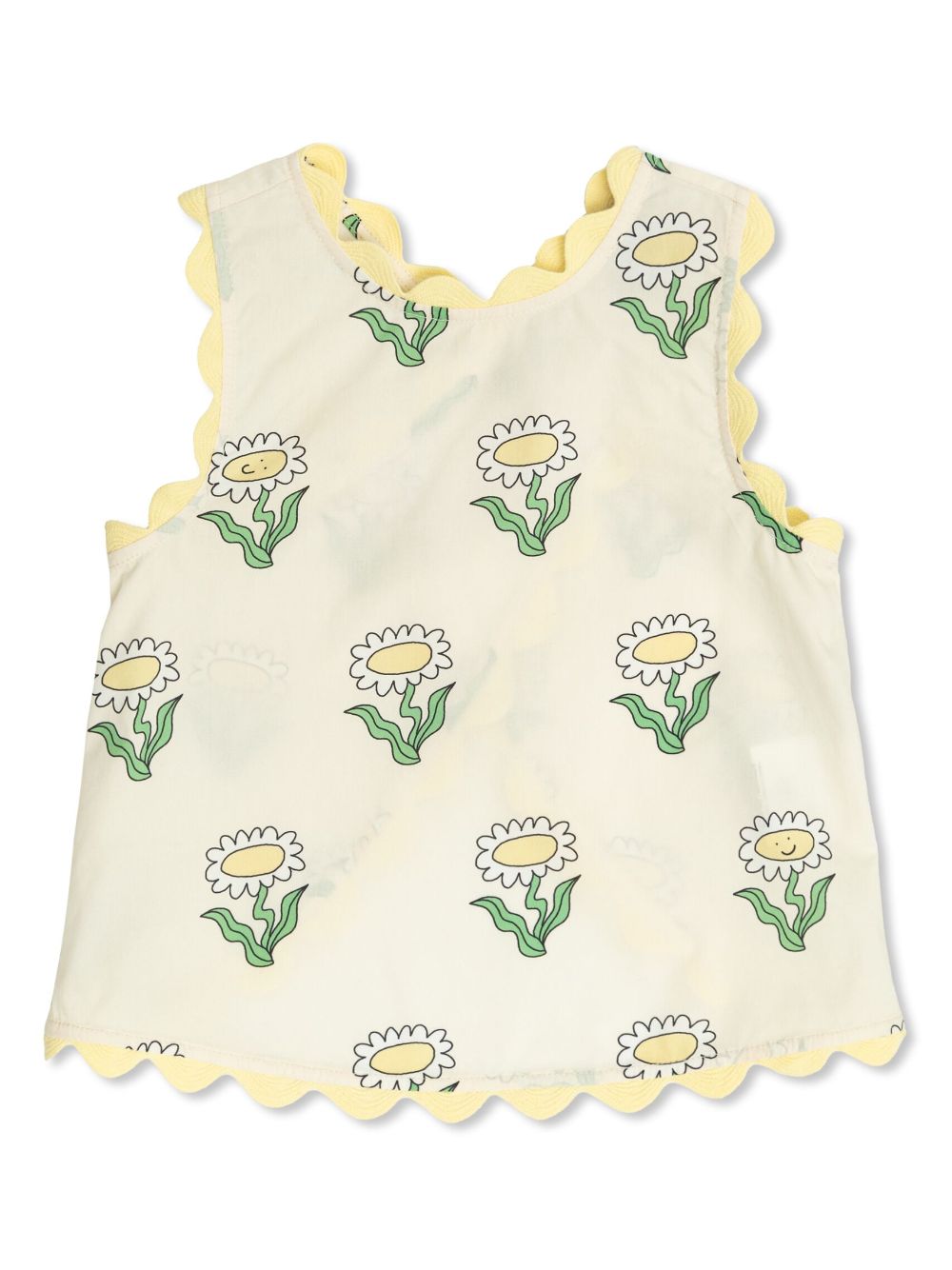 Stella McCartney Kids Daisy-print top - Neutrals