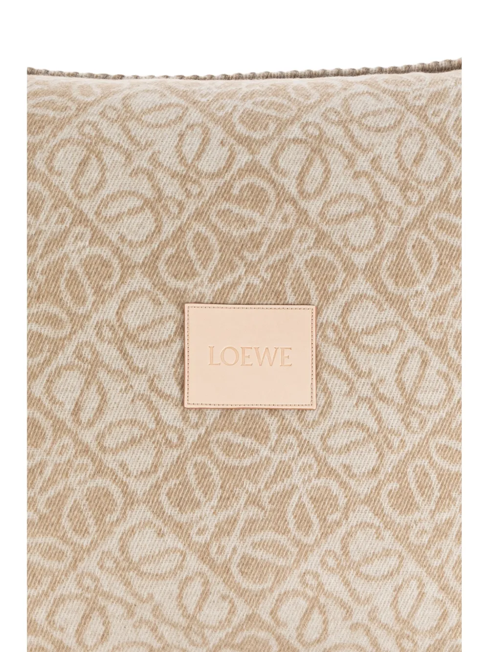 Loewe Anagram Cushion (50cm X 50cm) In Neutrals