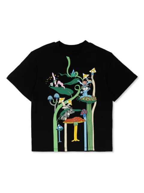 Stella McCartney Kids graphic stamp t-shirt
