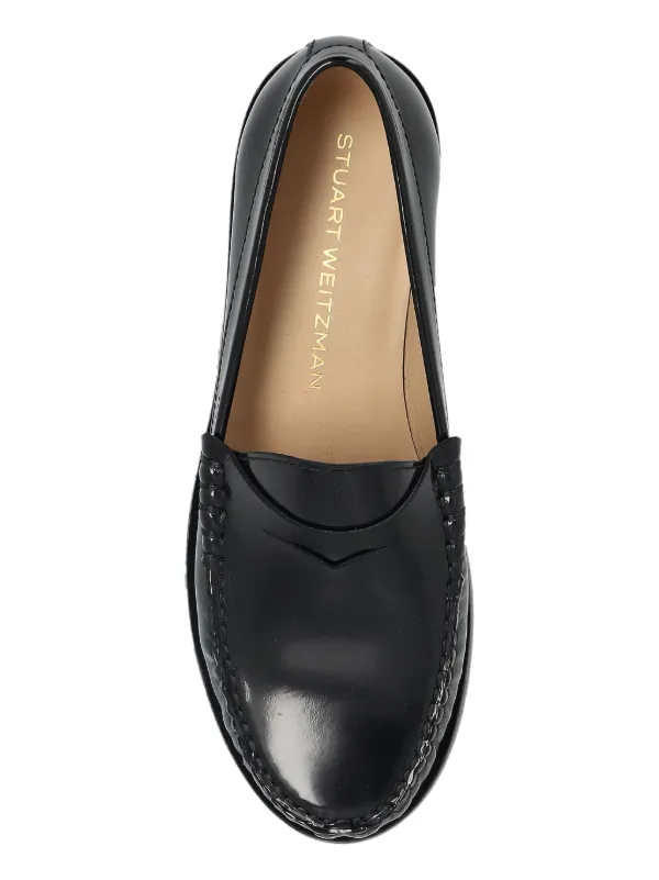 ローファー・オックスフォード STUART WEITZMAN LOTTIE LOAFERS Stuart Weitzman Lottie Loafers | Black | FARFETCH