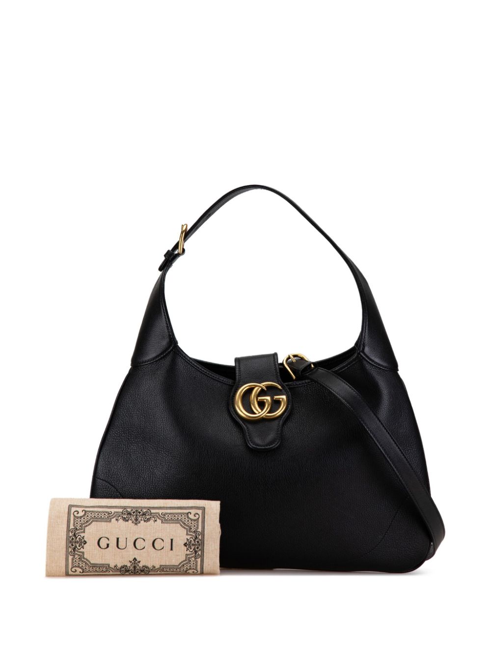 Gucci Pre-Owned 2016-2023 Medium Leather Aphrodite crossbody bag - Zwart