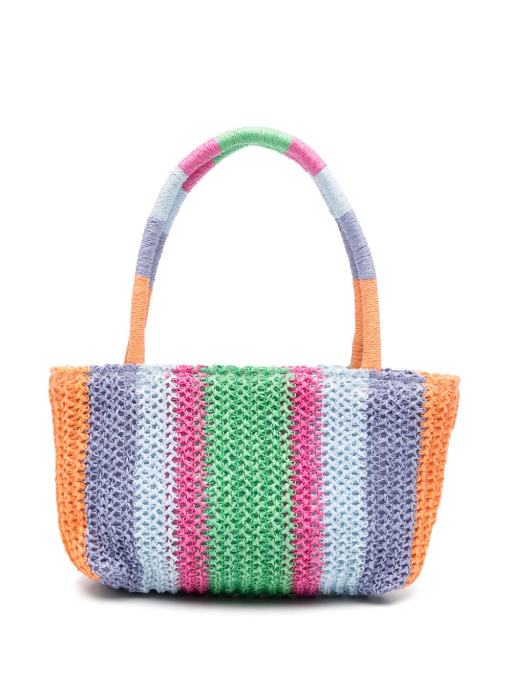 Molo straw beach bag - Green