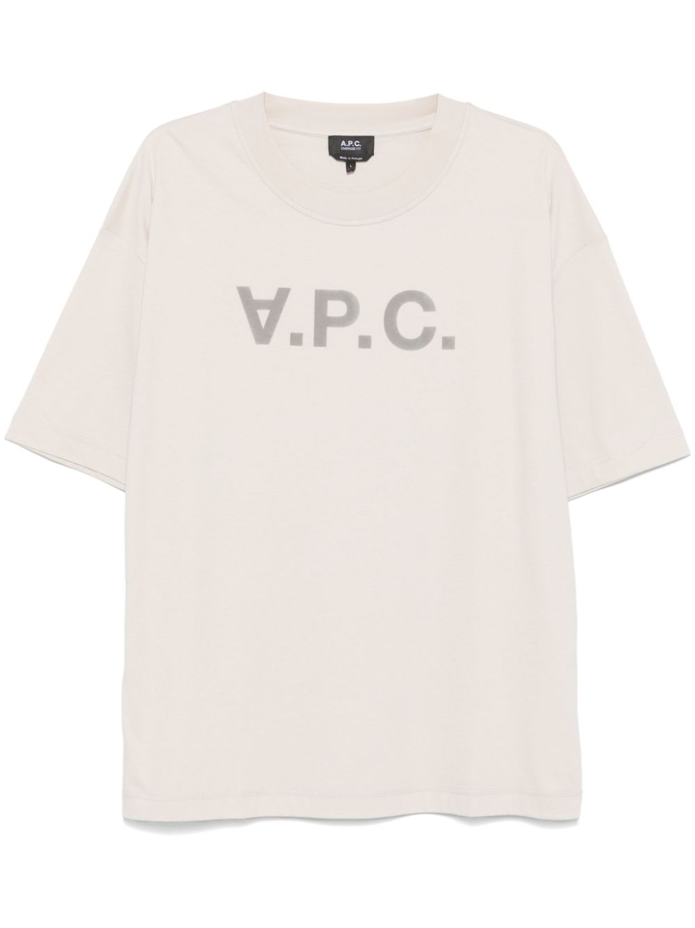 A.P.C. Oversized Grand VPC T-shirt Beige