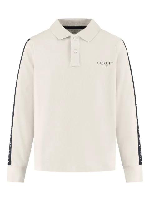 Hackett Kids Camisa polo com faixa