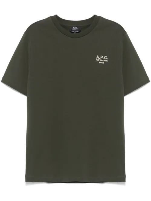 A.P.C. t-shirt Rue Madame - Vert - A.P.C. - Modalova