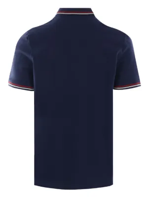 Tシャツ・カットソー VALENTINO GARAVANI Blue Piquet Polo Shirt 21822368_52173506_600.jpg