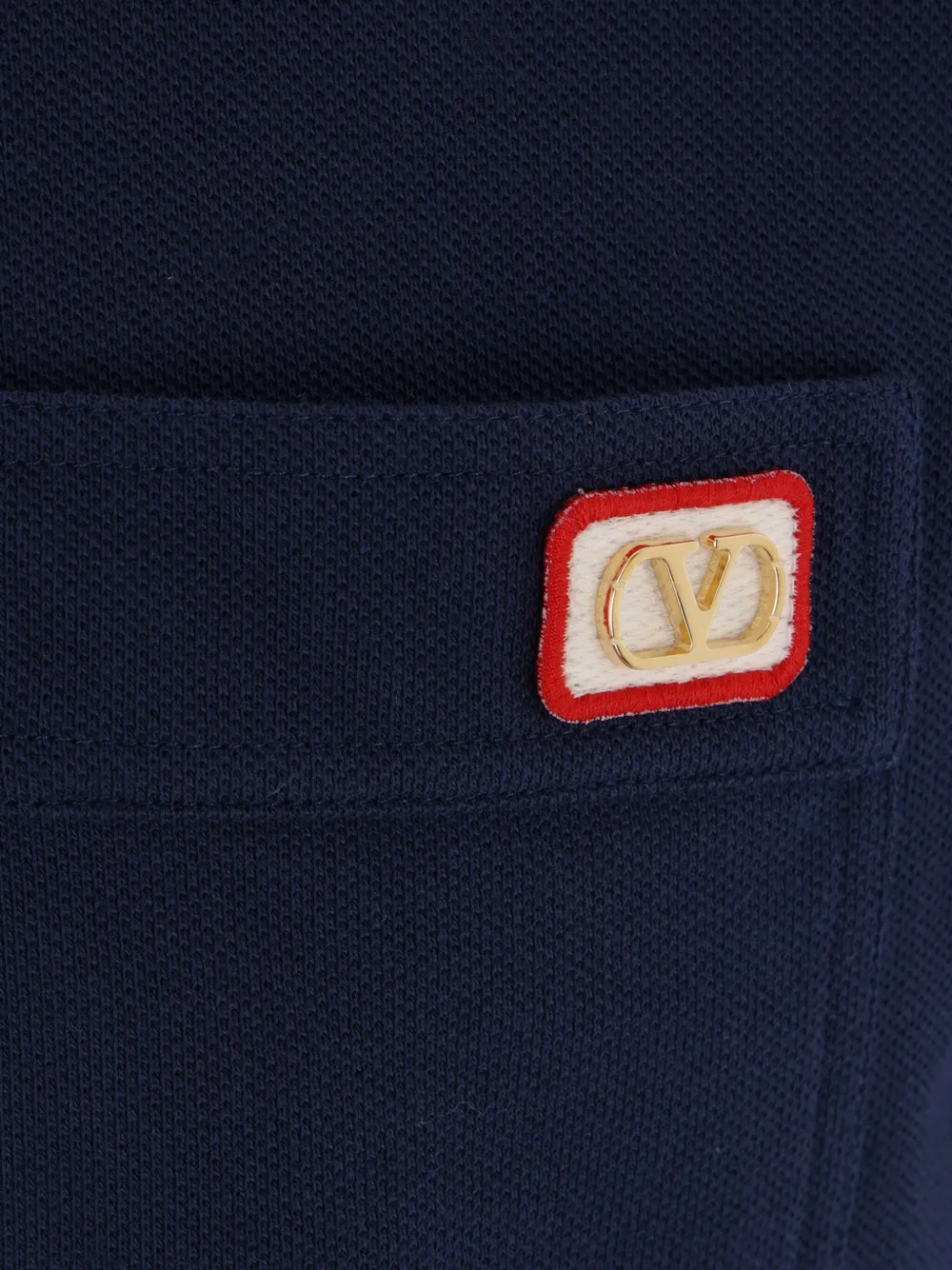 Valentino Garavani VLogo poloshirt Blauw