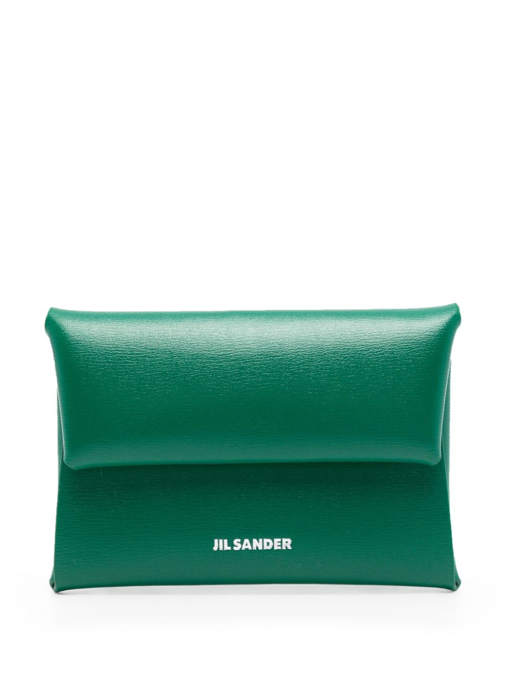 Jil Sander Leren portemonnee Groen