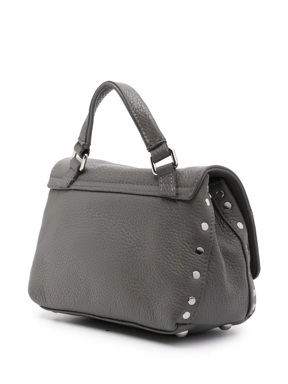 Zanellato Baby Postina leren shopper Grijs