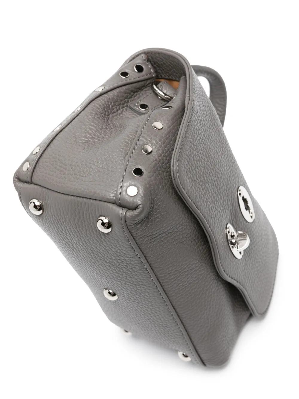 Zanellato Baby Postina leren shopper Grijs