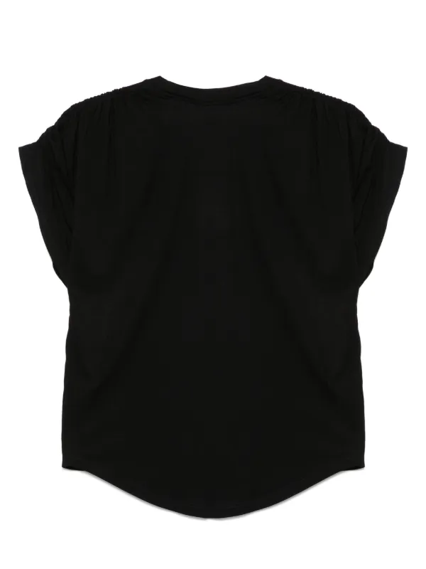 ISABEL MARANT Emmanuela T恤| 黑色| FARFETCH CN
