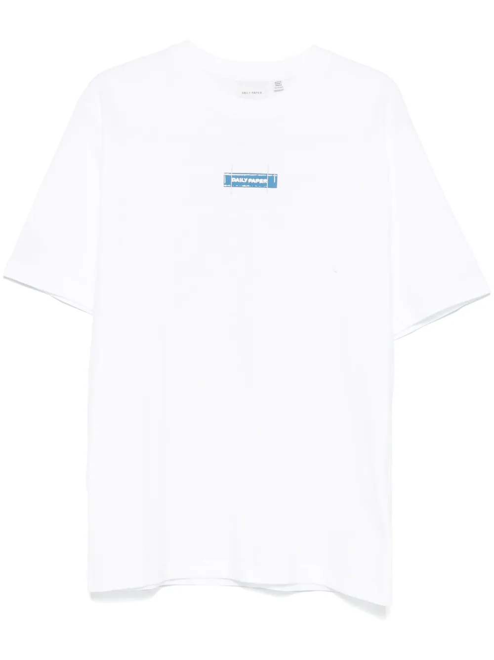Daily Paper Blueprint Wit T-Shirt met Achterillustratie White