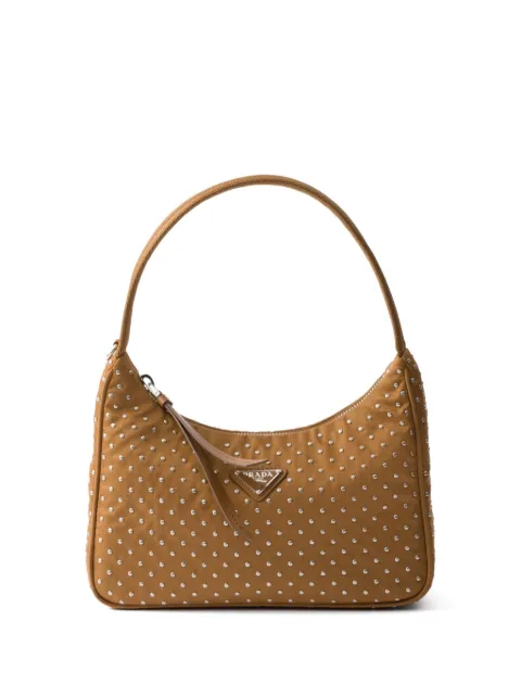 Prada Re-Nylon Mini-Tasche mit Nieten