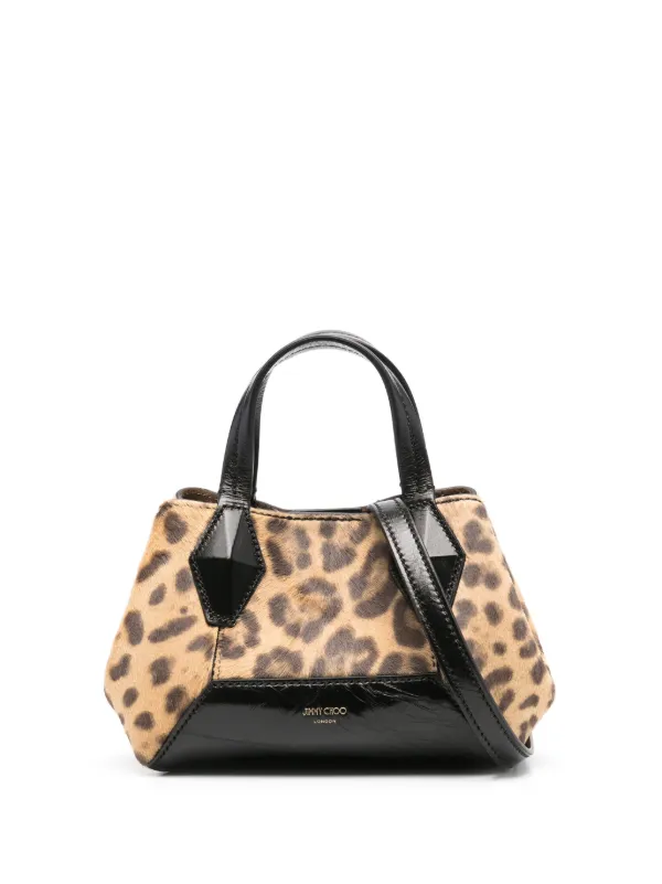 Jimmy Choo Mini Diamond Tote Bag in Neutrals