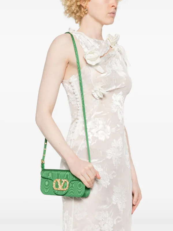 Valentino Garavani Locò Cross Body Bag | Green | FARFETCH